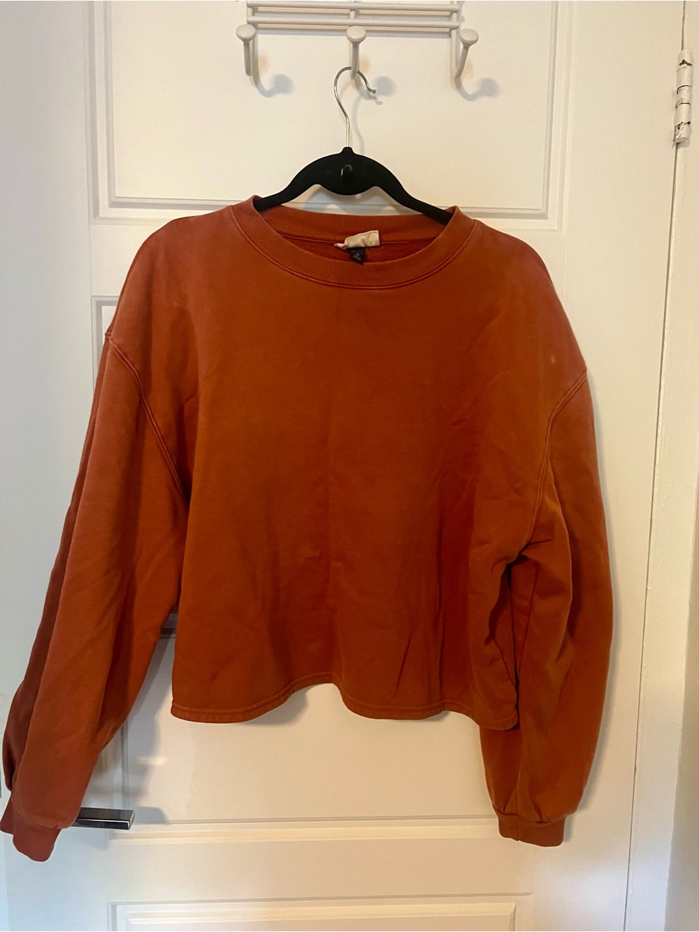 Universal Thread Women's Rust Orange Crewneck Sweatshirt